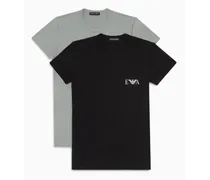 OFFICIAL STORE Pack 2 T-shirt Loungewear Slim Fit Logo Bold Monogram