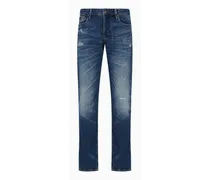 OFFICIAL STORE Jeans J06 Slim Fit In Denim Stretch Effetto Used