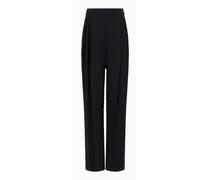 OFFICIAL STORE Pantaloni Palazzo Con Pinces In Envers Satin