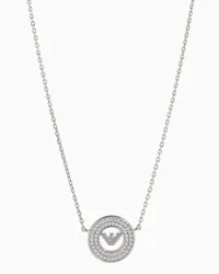 Emporio Armani OFFICIAL STORE Collana Con Ciondolo In Argento Sterling Argento