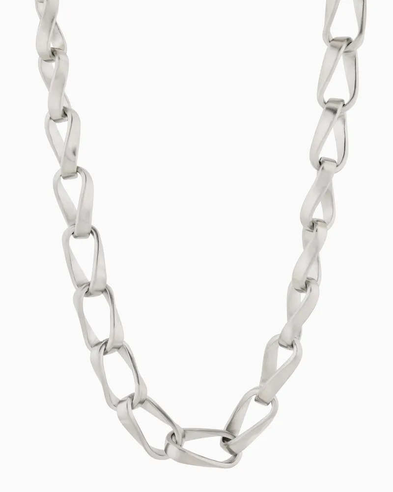 Emporio Armani Collana a catena in acciaio inossidabile Multicolore