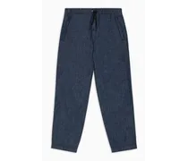 OFFICIAL STORE Pantaloni Con Coulisse In Chambray