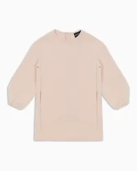 Emporio Armani OFFICIAL STORE Abito In Jersey Misto Modal Rosa