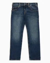 Emporio Armani OFFICIAL STORE Jeans J45 In Denim Stone Washed Blu