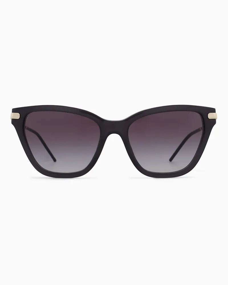 Emporio Armani Occhiali da sole da donna forma cat eye Asia fit Oro