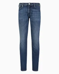 Emporio Armani OFFICIAL STORE Jeans J06 Slim Fit In Comfort Denim 10 Oz Twill Melange Denim