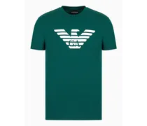 OFFICIAL STORE T-shirt In Jersey Pima Con Stampa Logo