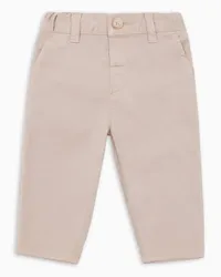 Emporio Armani OFFICIAL STORE Pantaloni Chino In Cotone Beige