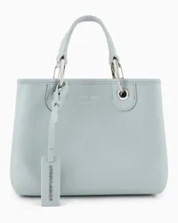 Emporio Armani OFFICIAL STORE Shopper Piccola Myea Stampa Cervo Grigio