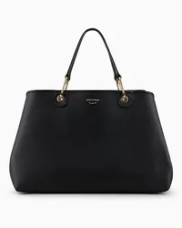 Emporio Armani OFFICIAL STORE Shopper Myea Bag Grande Stampa Cervo Nero