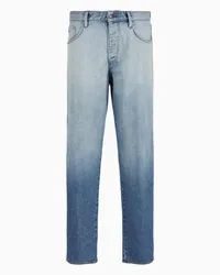 Emporio Armani OFFICIAL STORE Jeans J72 Loose Fit In Denim Degradé Blu