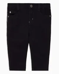 Emporio Armani OFFICIAL STORE Pantaloni J02 In Cotone Stretch Blu