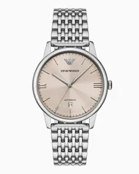 Emporio Armani OFFICIAL STORE Orologio Automatico In Acciaio Inossidabile Argento