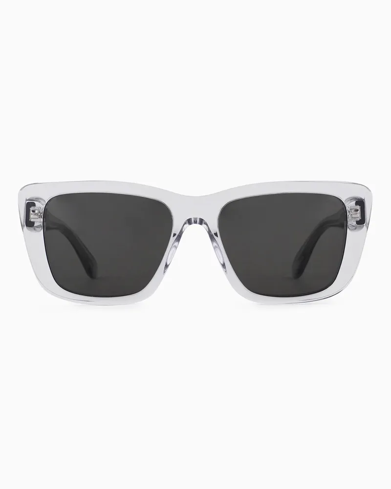 Emporio Armani Occhiali da sole da donna forma cat eye Trasparente
