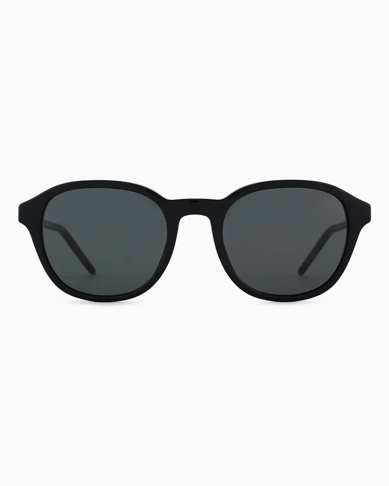 Emporio Armani Occhiali da sole da uomo forma phantos Nero