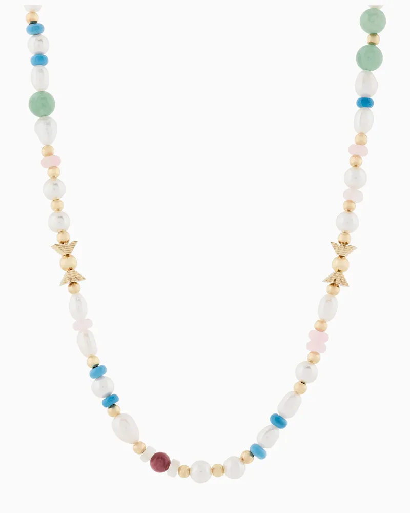 Emporio Armani Collana con perle Multicolore