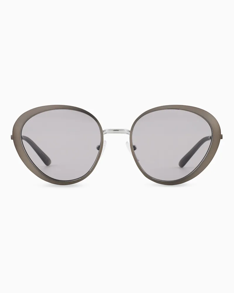 Emporio Armani Occhiali da sole da donna forma butterfly Grigio