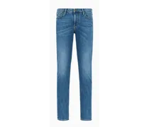 Emporio Armani OFFICIAL STORE Jeans J06 Slim Fit In Comfort Denim 11,5 Oz Washed Azzurro