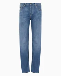 Emporio Armani OFFICIAL STORE Jeans J21 Regular Fit In Comfort Denim 11,5 Oz Washed Blu