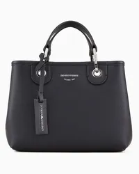 Emporio Armani OFFICIAL STORE Shopper Piccola Myea Stampa Cervo Blu