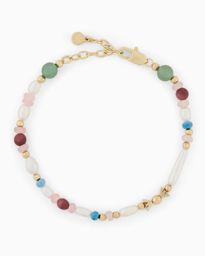 Emporio Armani Bracciale con perle Multicolore