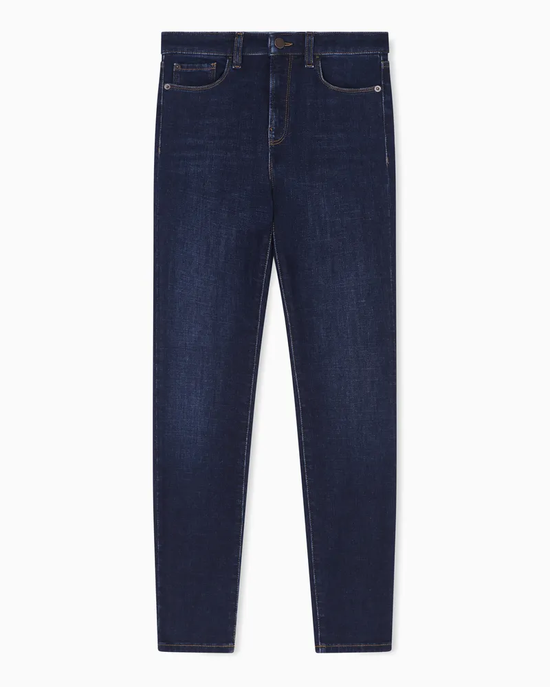 Emporio Armani Jeans J20 skinny fit in denim stretch used look Blu