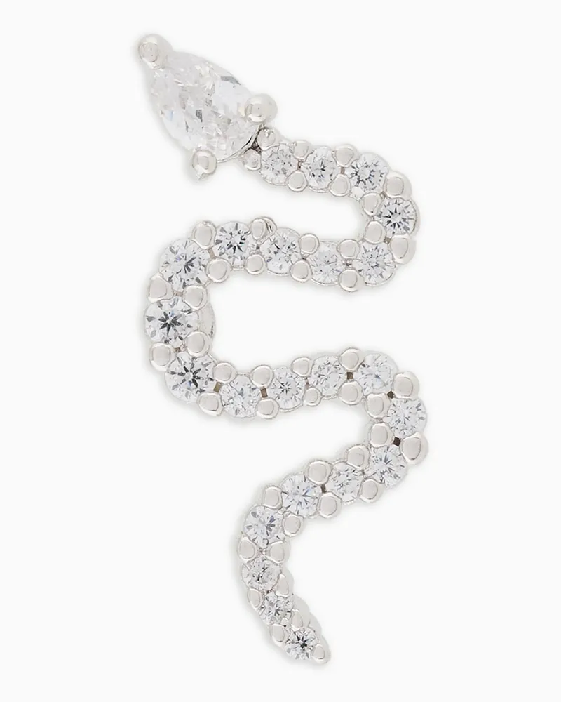 Emporio Armani Orecchini a lobo in argento sterling Multicolore