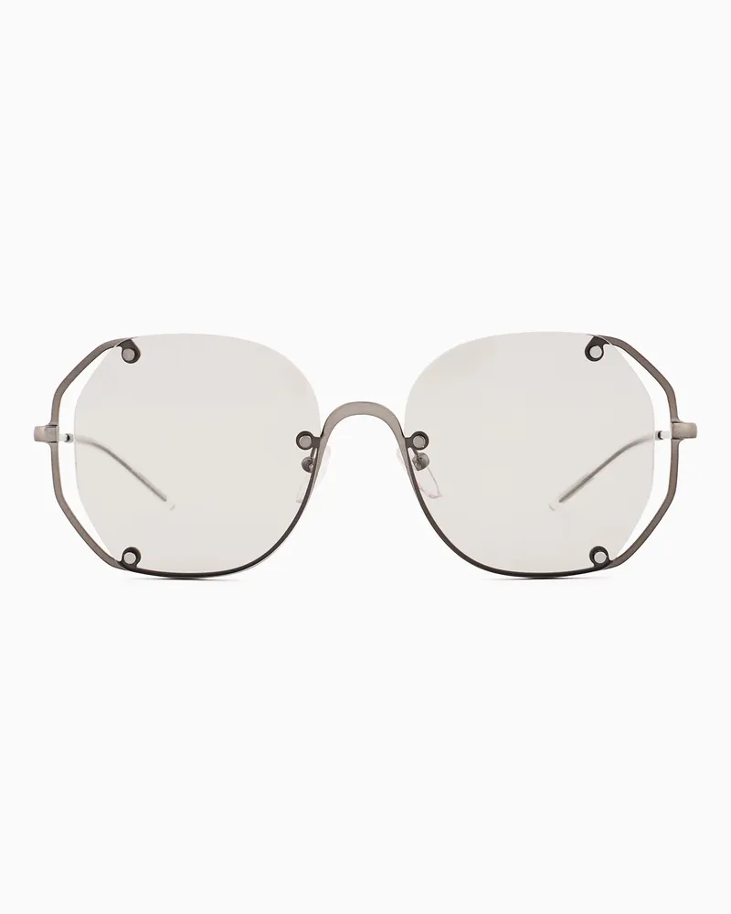 Emporio Armani Occhiali da sole da donna forma irregolare Grigio