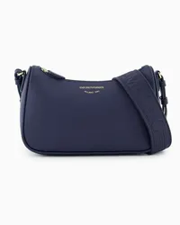 Emporio Armani OFFICIAL STORE Borsa Baguette Stampa Cervo Blu