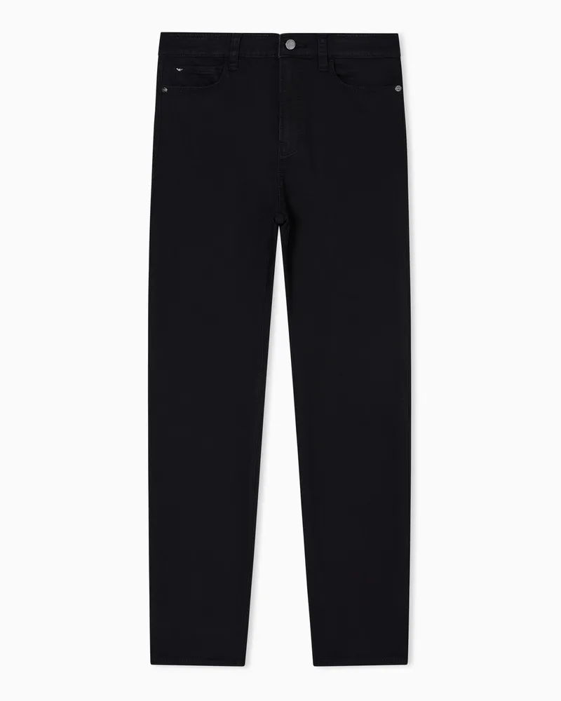 Emporio Armani Jeans J20 vita alta e gamba super skinny in denim stretch Nero