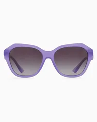 Emporio Armani OFFICIAL STORE Occhiali Da Sole Da Donna Forma Irregolare Viola