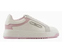 OFFICIAL STORE Sneakers In Pelle Con Placca Aquila