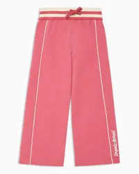 Emporio Armani OFFICIAL STORE Pantaloni Con Coulisse E Piping In Jersey Modal Rosa