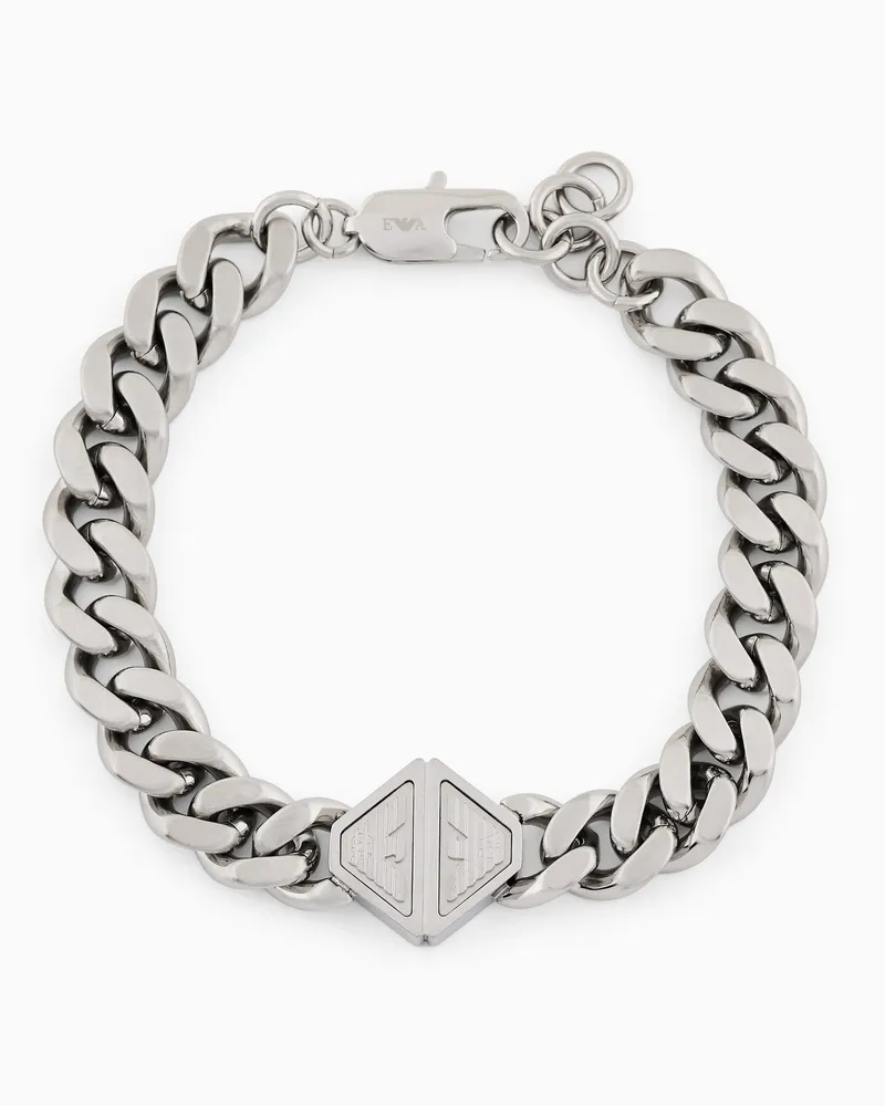 Emporio Armani Bracciale a catena in acciaio inossidabile Multicolore