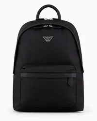 Emporio Armani OFFICIAL STORE Zaino In Nylon Riciclato Travel Essential Nero