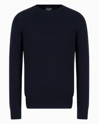 Emporio Armani OFFICIAL STORE Maglione In Puro Cashmere Blu