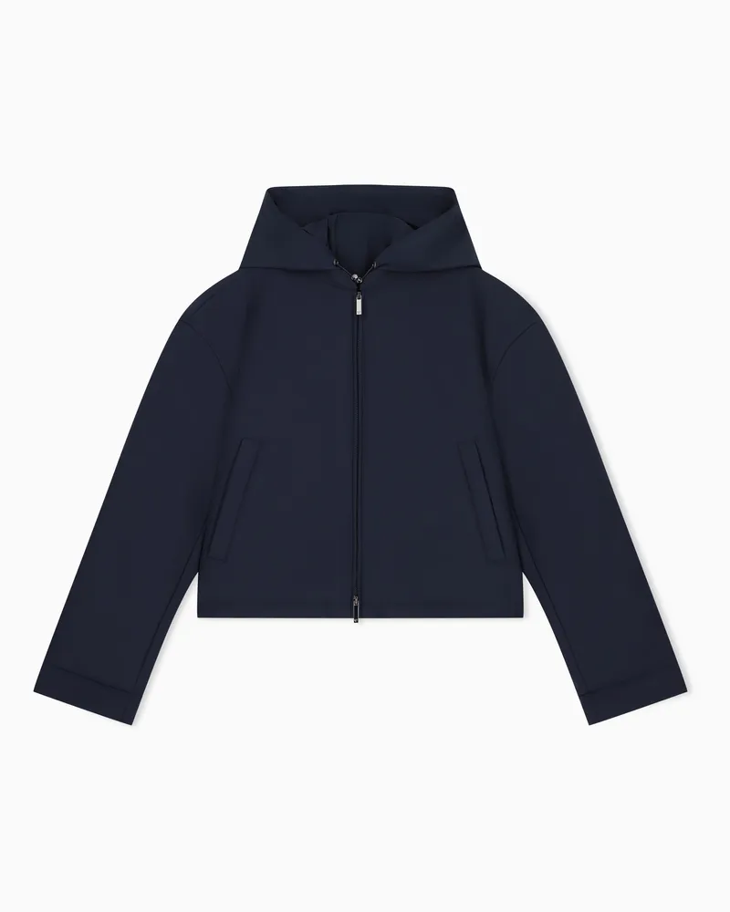 Emporio Armani Blouson 2in1 in nylon bistretch Travel Essential Blu