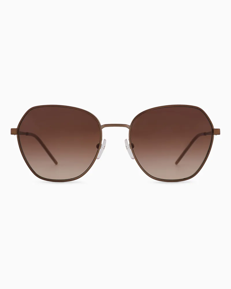Emporio Armani Occhiali da sole da donna forma irregolare Beige