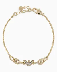 Emporio Armani OFFICIAL STORE Bracciale In Ottone Color Oro Oro