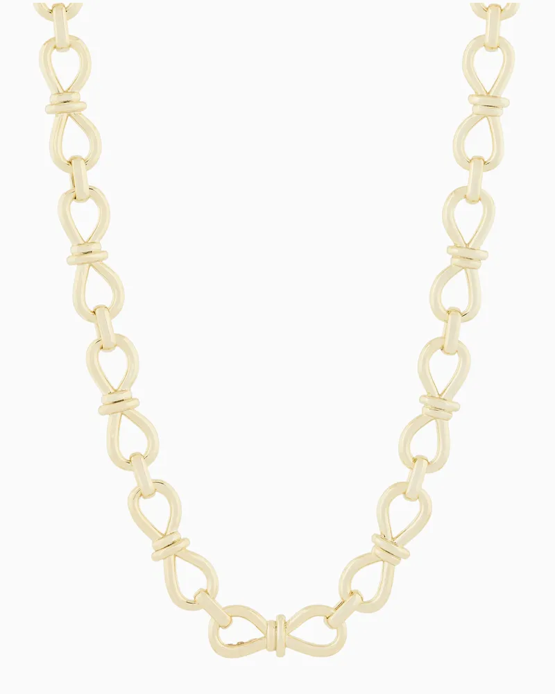 Emporio Armani Collana a catena a nastro Multicolore