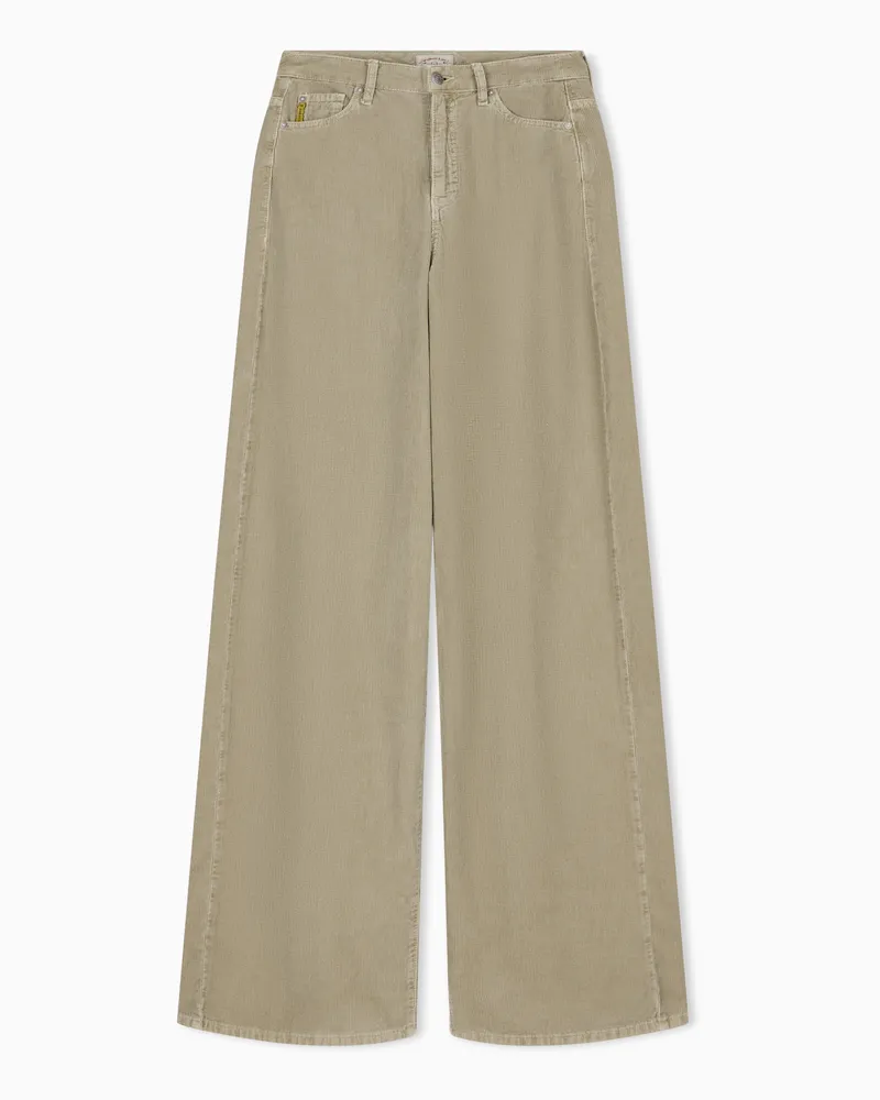 Emporio Armani Pantaloni cinque tasche J3J in corduroy Armani Jeans Beige