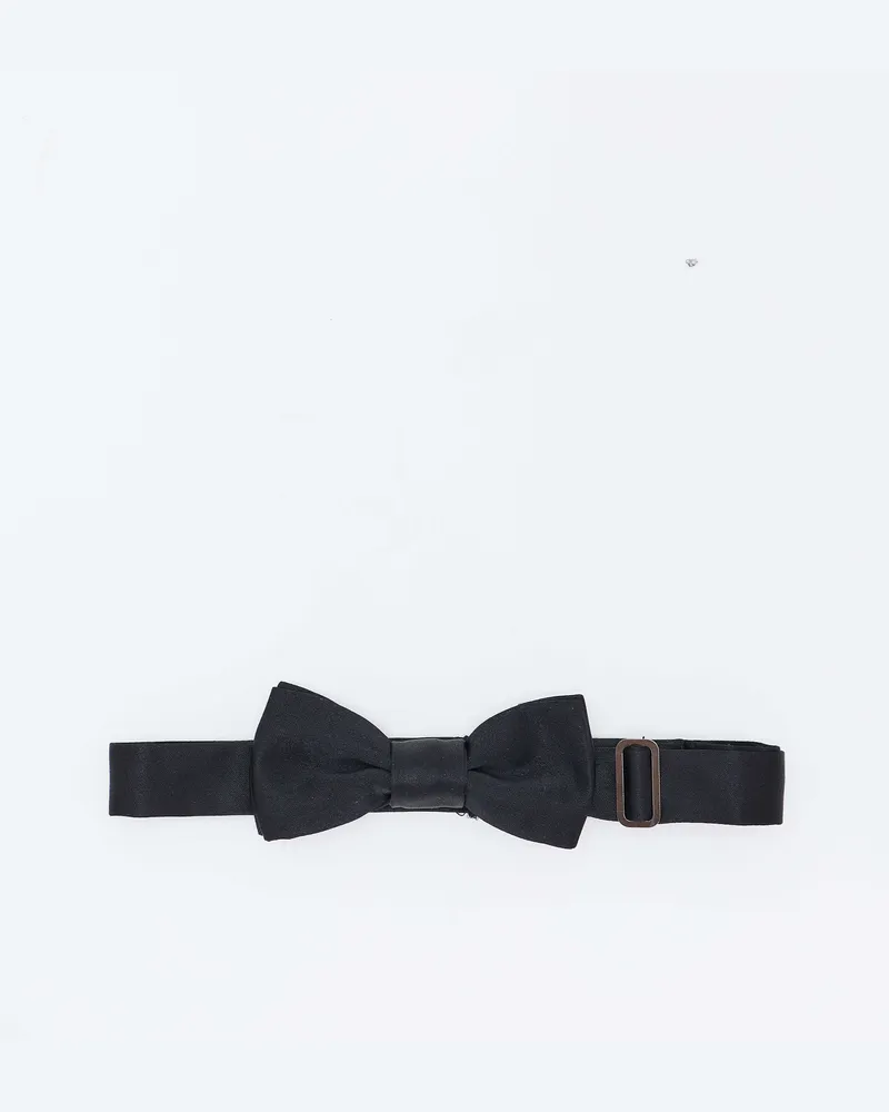 Emporio Armani Papillon in raso Nero