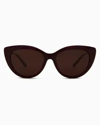 Emporio Armani OFFICIAL STORE Occhiali Da Sole Donna Forma Cat Eye Con Lenti Intercambiabili Tortora