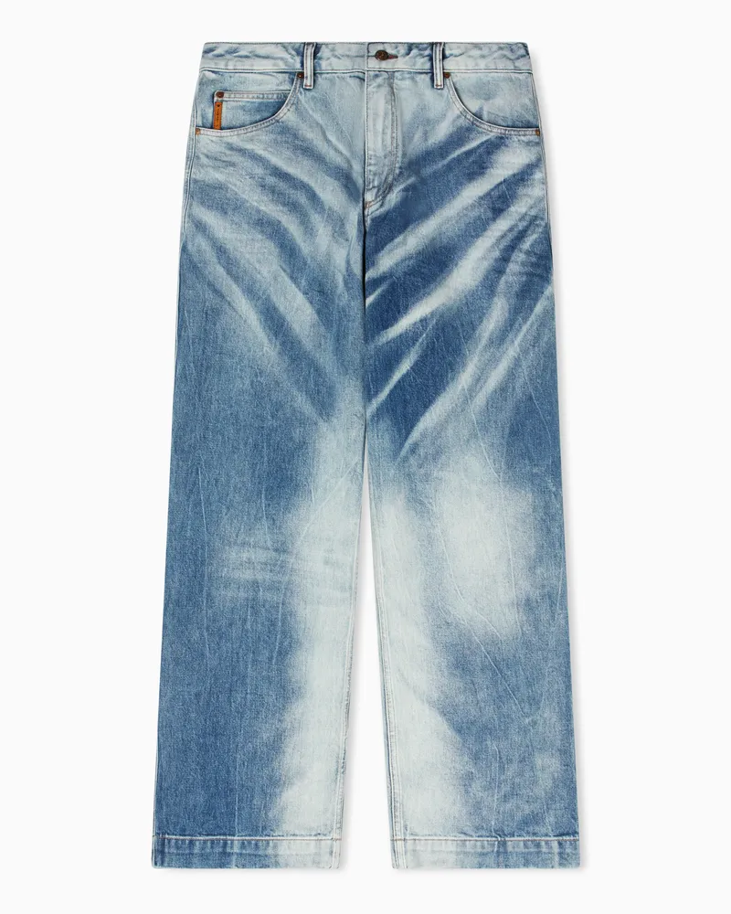 Emporio Armani Jeans J90 loose fit in denim Armani Jeans Blu