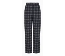 OFFICIAL STORE Pantaloni In Jersey Jacquard Stampa Madras Icon