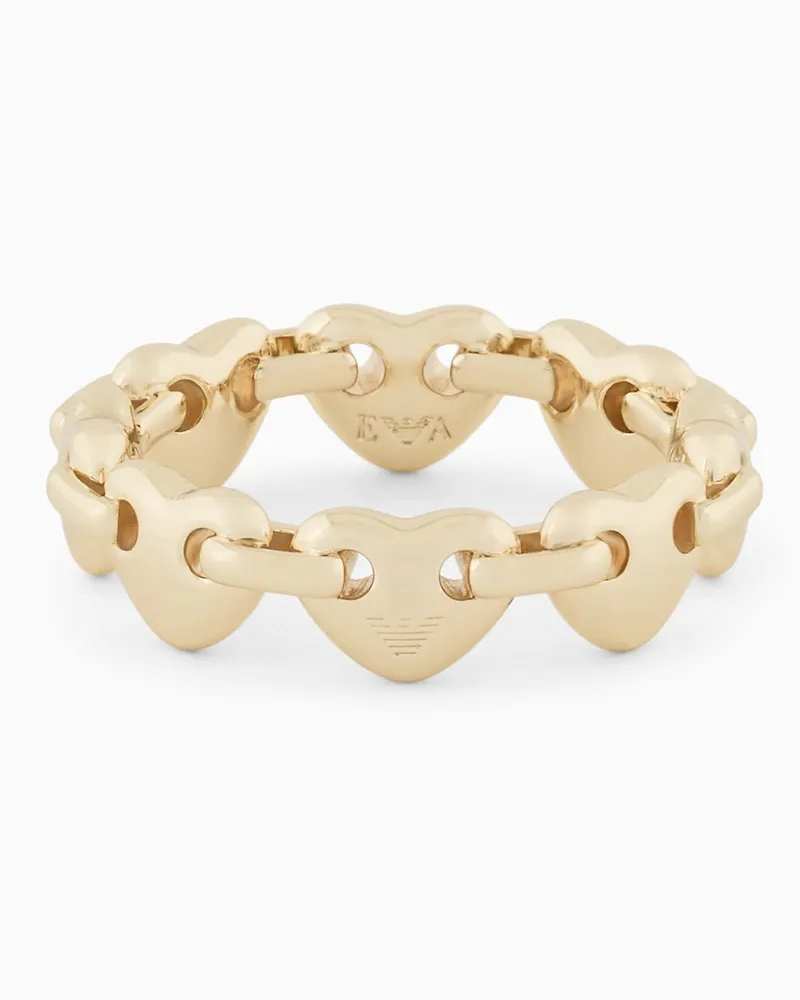 Emporio Armani Anello con cuori Multicolore