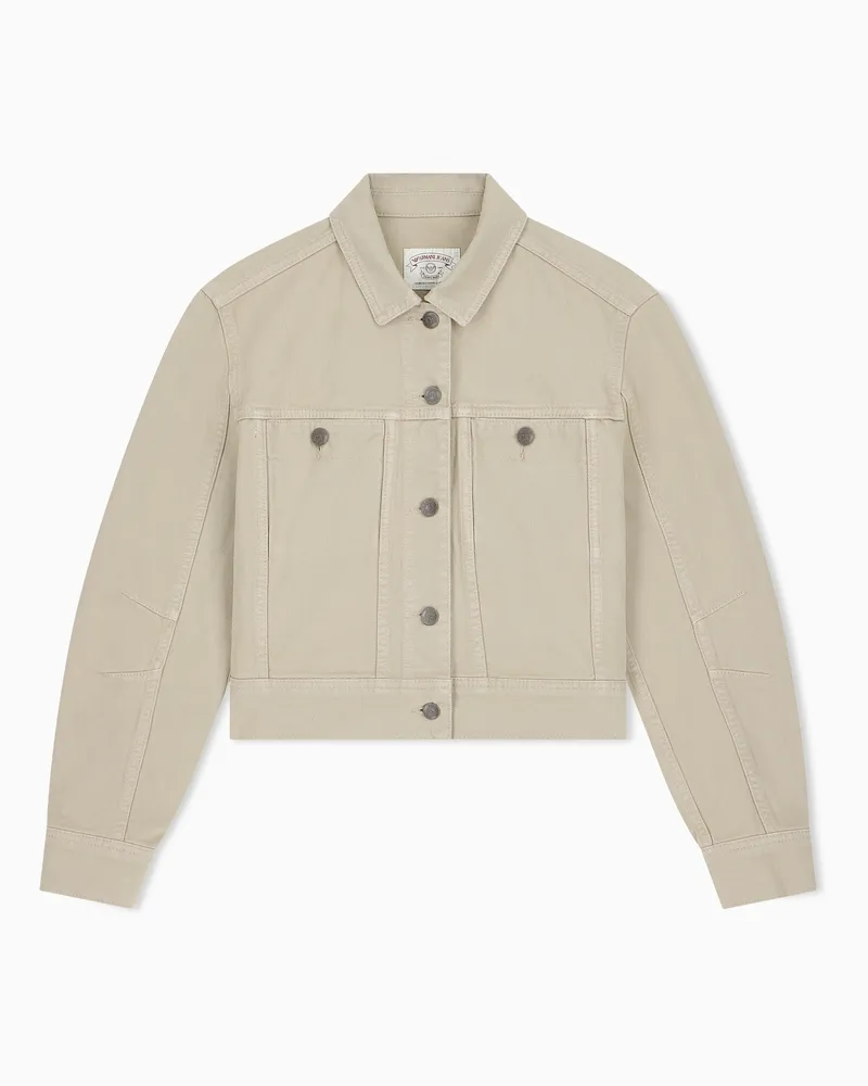 Emporio Armani Giacca in denim Armani Jeans Beige