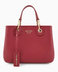 Emporio Armani OFFICIAL STORE Shopper Piccola Myea Stampa Cervo Bordeaux