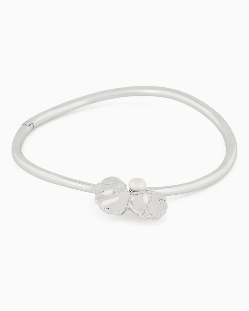 Emporio Armani Collana rigida con perla Multicolore