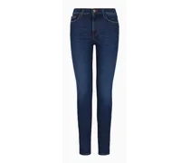 OFFICIAL STORE Jeans J20 Vita Alta E Gamba Super Skinny In Denim Stretch Used Look